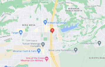 Precision General Contracting location map: 10650 Treena St Suite 203, San Diego, CA