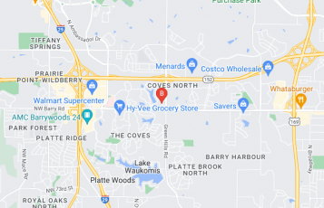 KC Foot Care: Thomas Bembynista, DPM location map: 8530 N Green Hills Rd, Kansas City, MO