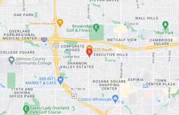 KC Foot Care location map: 8695 College Blvd #220, Overland Park, KS