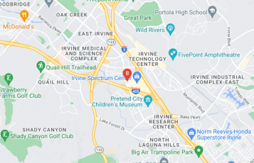 Concept Design Group location map: 100 Spectrum Center Dr #900, Irvine, CA