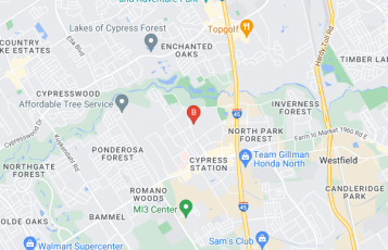 All Clean Carpet Care location map: 905 Cypress Station Dr, Houston, TX