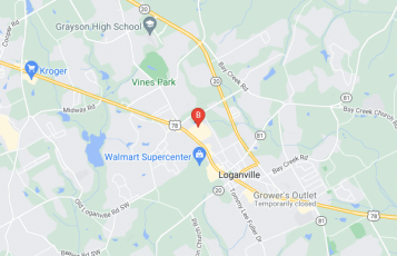 Loganville Duct Cleaning Pros location map: 4022 Athens Hwy #47, Loganville, GA