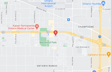 IGNI Web Agency location map: 2750 E Oak Hill Dr, Ontario, CA
