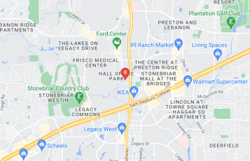Flatbed Towing In Frisco location map: 2591 Dallas Pkwy Suite 350, Frisco, TX