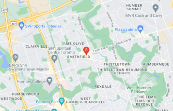 Ontario Conservatory of Music location map: 1530 Albion Road, Etobicoke, Ontario