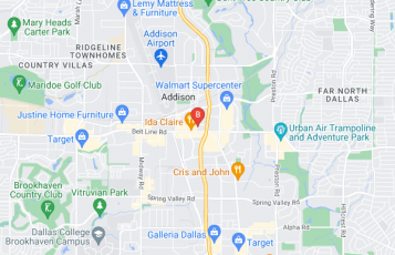 Flatbed Towing Service location map: 5080 Spectrum Dr, Addison, TX