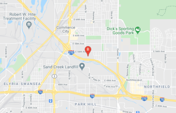 Wingfoot Commercial Tire Systems location map: 5700 E 56th Ave, Commerce City, CO 80022, United States, Commerce city, Colorado