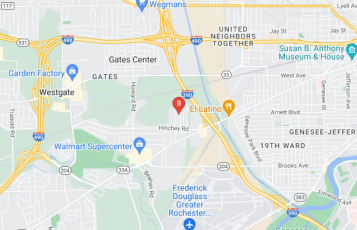 Rochester NY HVAC location map: 139 Morncrest Dr, Rochester, NY