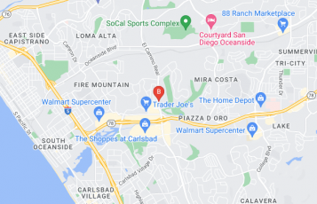 Grace Dental location map: 2204 S El Camino Real Suite 100, Oceanside, CA