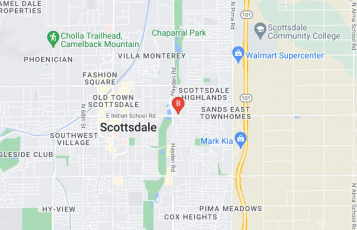 Better Health Solutions LLC location map: 8040 E Indian School Rd Suite 100, Scottsdale, Arizona