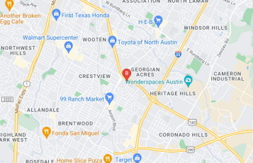 Sunsational Solutions location map: 7801 N. Lamar Blvd. Ste C-63, Austin, Texas