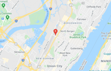 Allure General Contracting Inc location map: 6900 Roustein Ave, North Bergen, NJ 07047, USA, North bergen, New Jersey