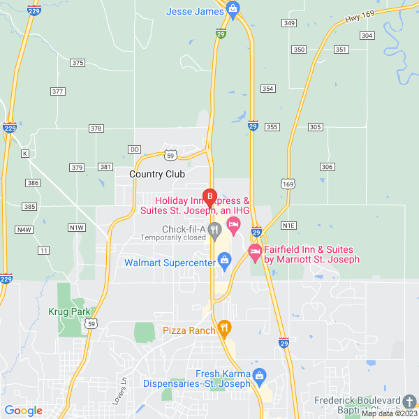 Superior Professional Window Cleaning LLC. location map: 5902 N Belt Hwy, Saint Joseph, MO