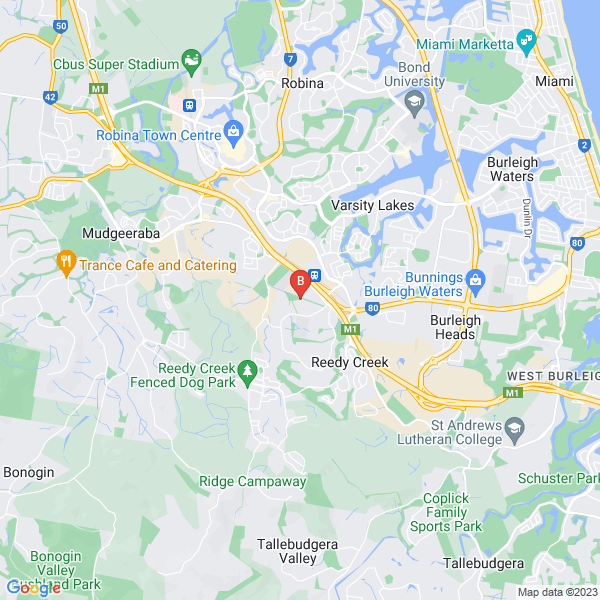 Tubeline Plumbing location map: 5b/2-8 Ridgevista Ct, Reedy Creek, QLD