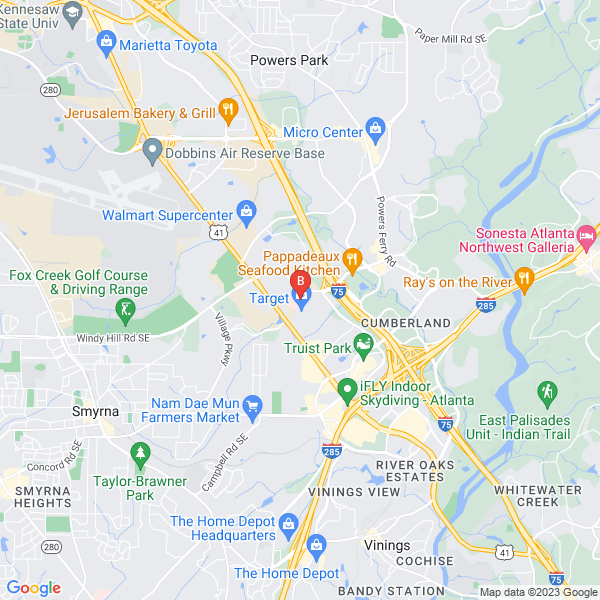 Men's Medical Atl location map: 2550 Windy Hill Road SE, Marietta, GA