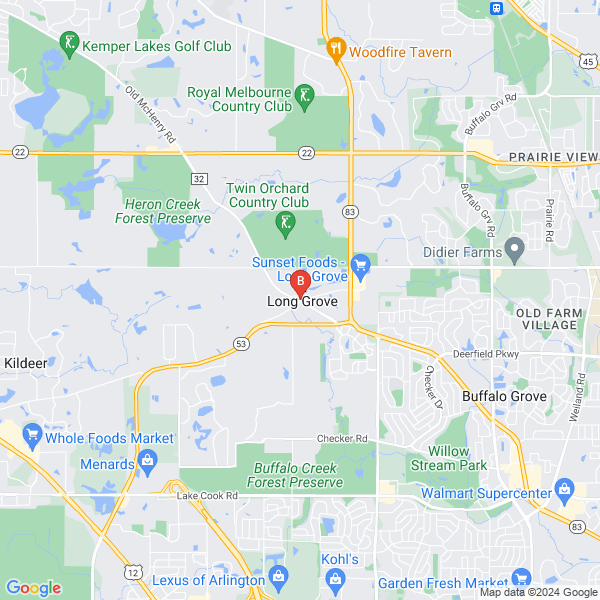 Fidelity Wes location map: 201 Robert Parker Coffin Road, Long Grove, Illinois