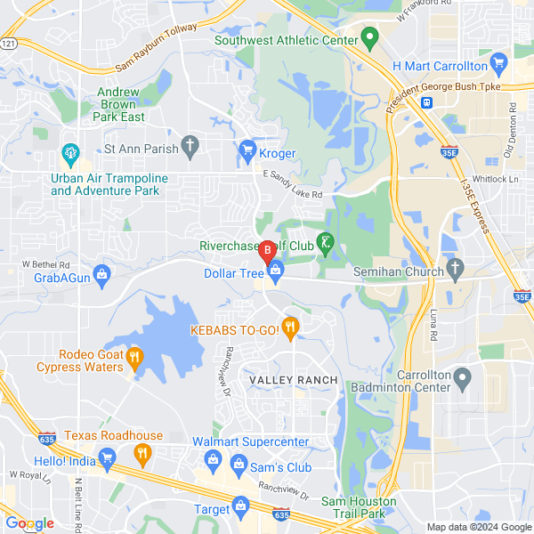 Flatbed Towing Service & Roadside Assistance location map: 750 S MacArthur Blvd, Coppell, TX