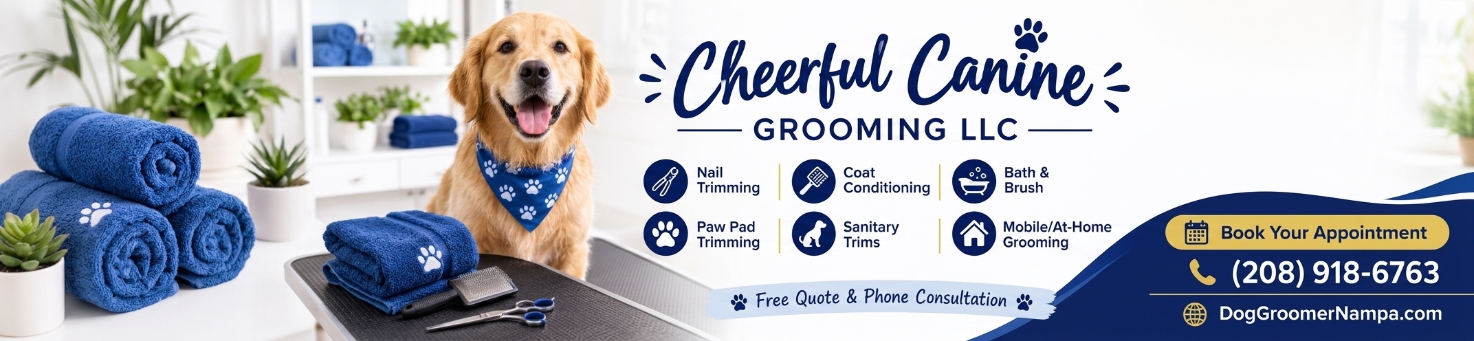 Cheerful Canine Grooming LLC. business image in Nampa, Idaho